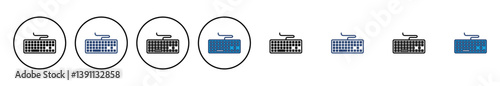 Keyboard icon vector. keyboard vector symbol