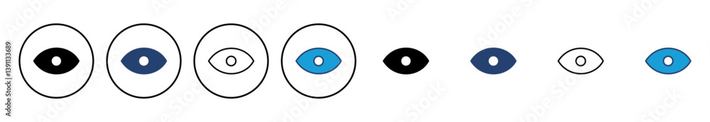 Eye icon vector. Eye vector icon. Look and Vision icon. Eye icon vector. Eye vector icon. Look and Vision icon.