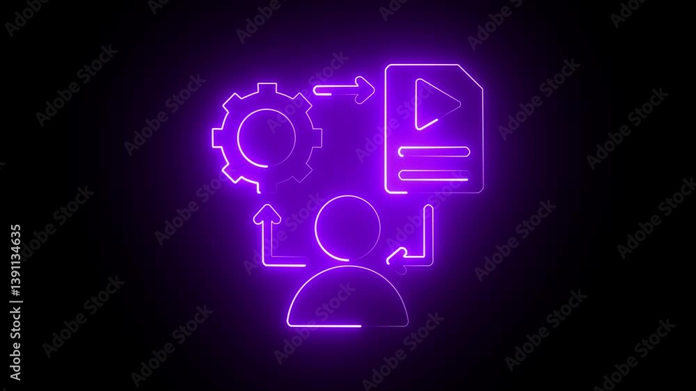 light bulb icon on black background. light bulb icon on black background.