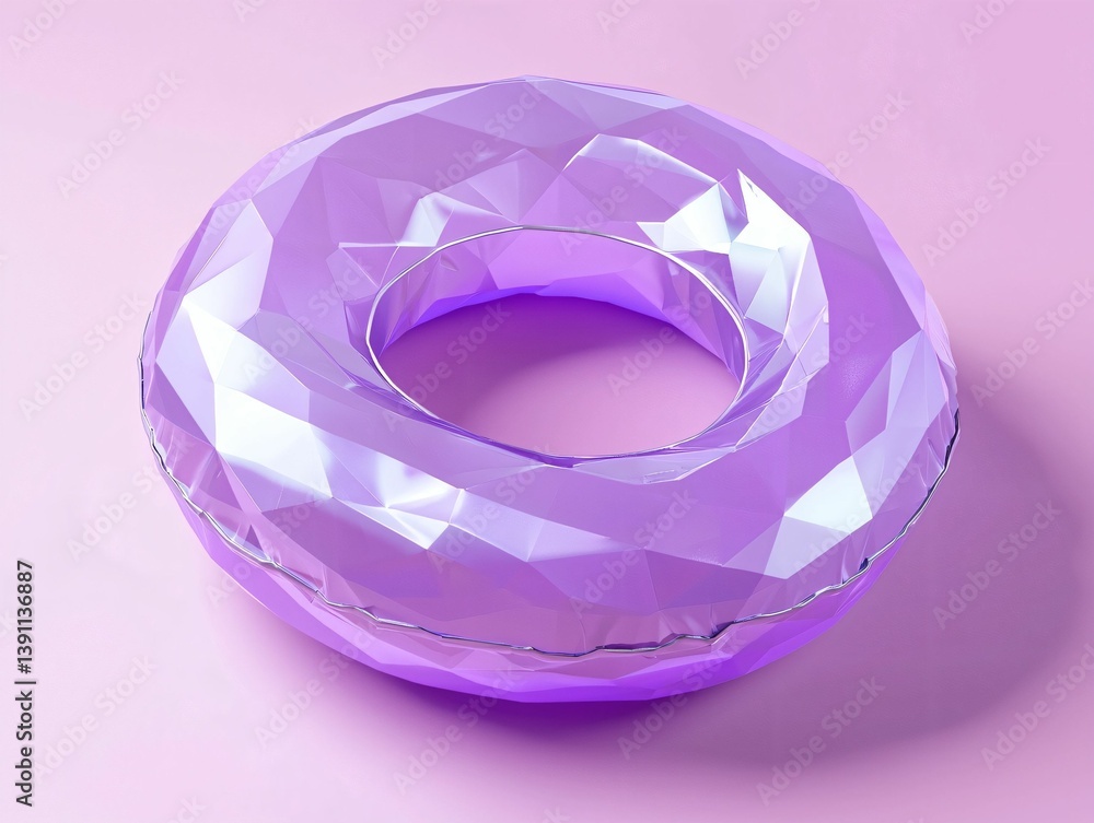Purple Geometric Float Purple Geometric Float