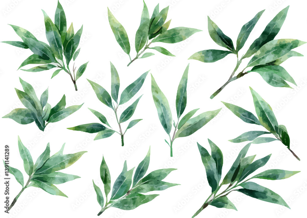 seamless background with green leaves seamless background with green leaves