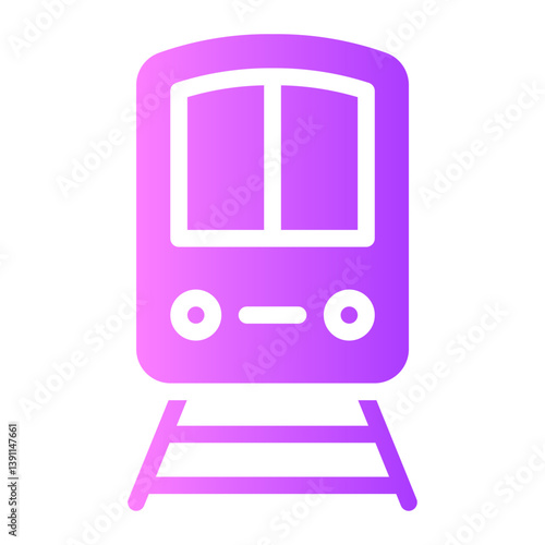 train gradient icon