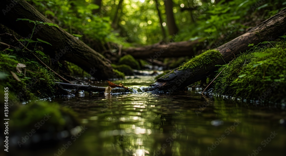 Serene Forest Stream