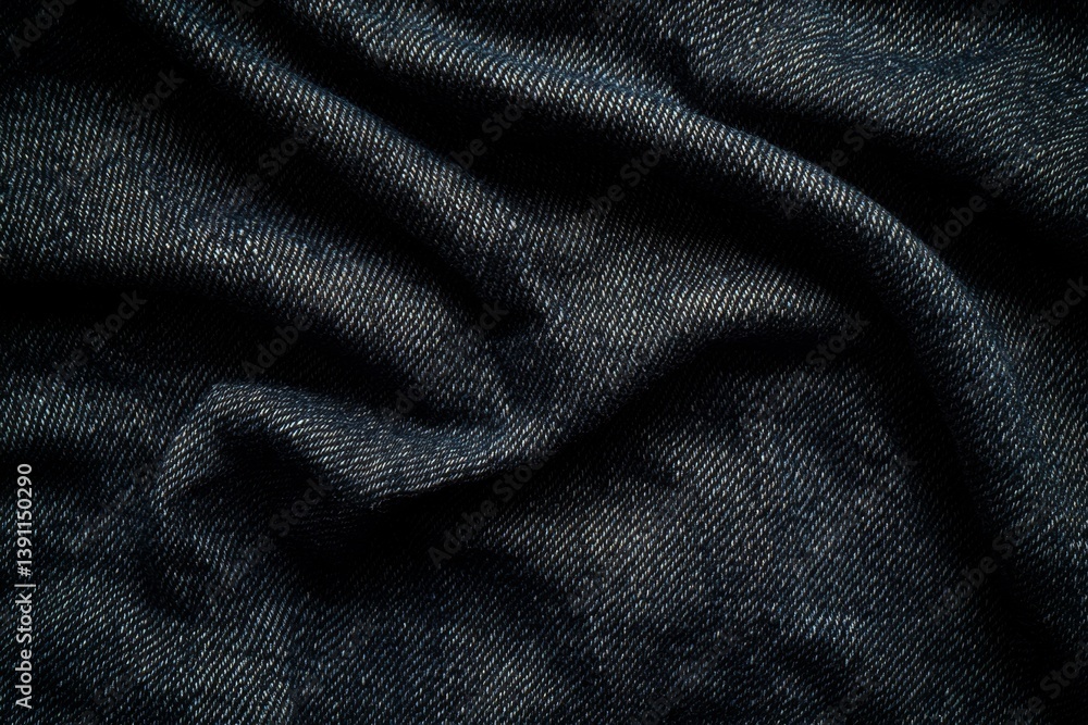 Dark denim fabric texture Dark denim fabric texture