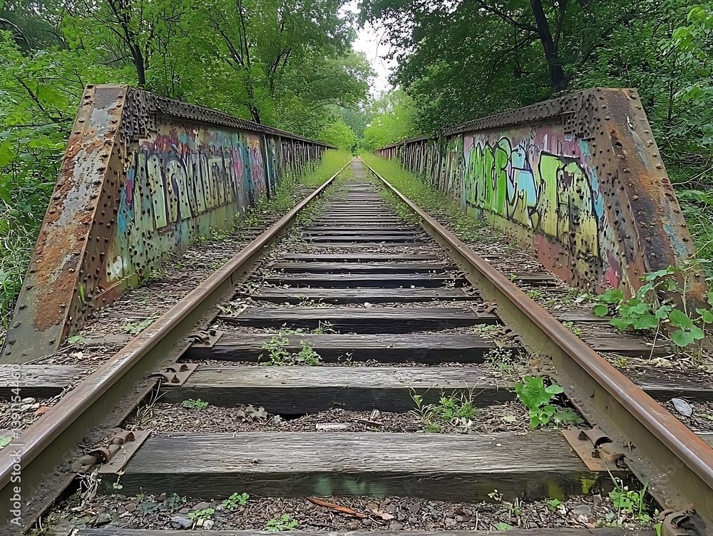 Abandoned Railroad Bridge Path Abandoned Railroad Bridge Path