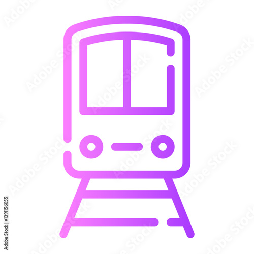 train gradient icon