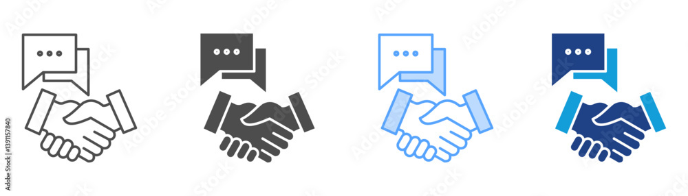 Stakeholder Engagement Icon Set Multiple Style Collection Stakeholder Engagement Icon Set Multiple Style Collection