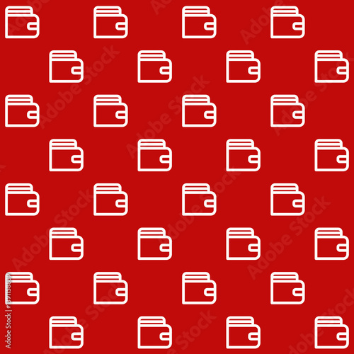 Minimalist Wallet Vector Seamless Pattern