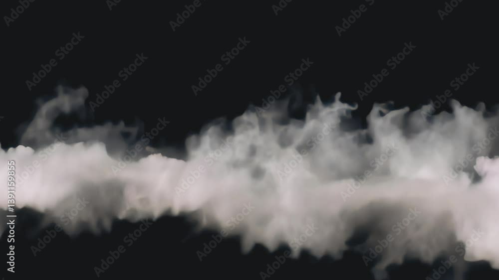 Abstract smoke against darkness animated overlay, transparent 4K video, alpha channel, ProRes 4444 Abstract smoke against darkness animated overlay, transparent 4K video, alpha channel, ProRes 4444