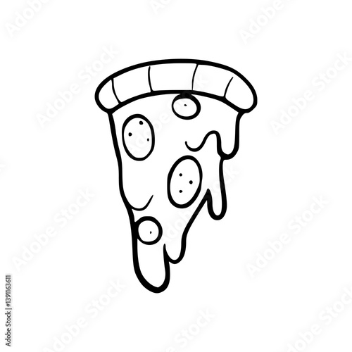 cartoon pizza slice clip art