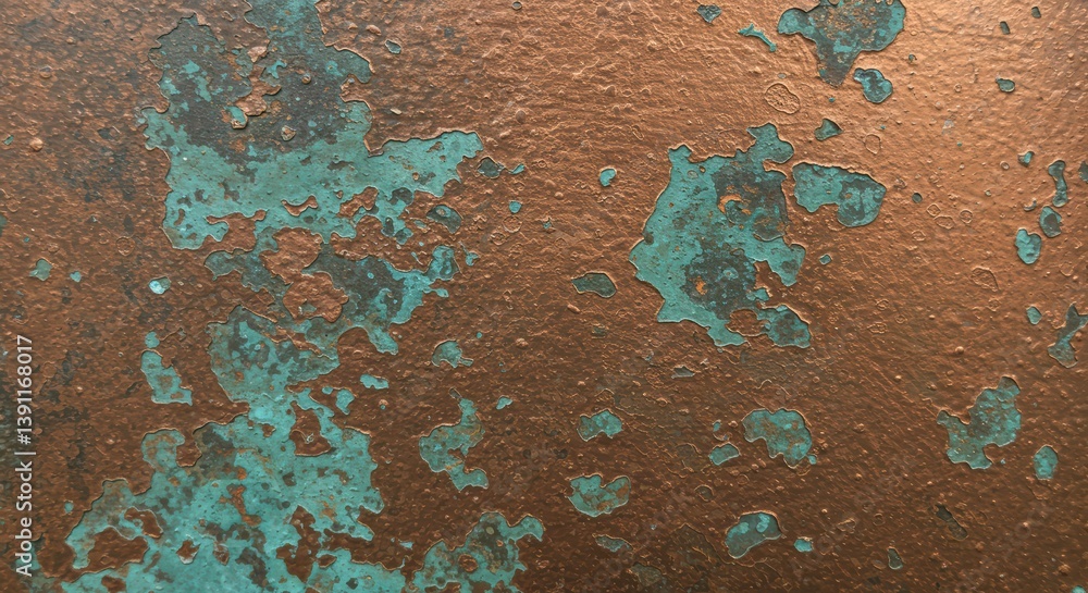 Aged Copper Texture with Patina Abstract Background Surface Close Up Aged Copper Texture with Patina Abstract Background Surface Close Up
