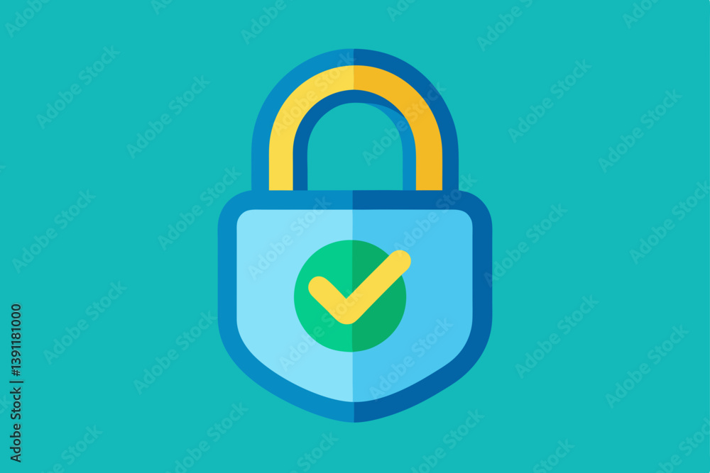 lock icon vector illustration