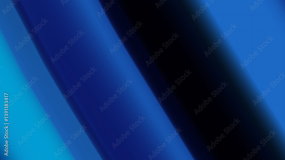Fototapeta premium Abstract Blue fade Gradient Background with Smooth Diagonal Light Streaks 