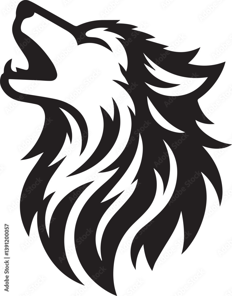 wolf head silhouette vector, wolf head logo vector, wolf head vector illustration wolf head silhouette vector, wolf head logo vector, wolf head vector illustration