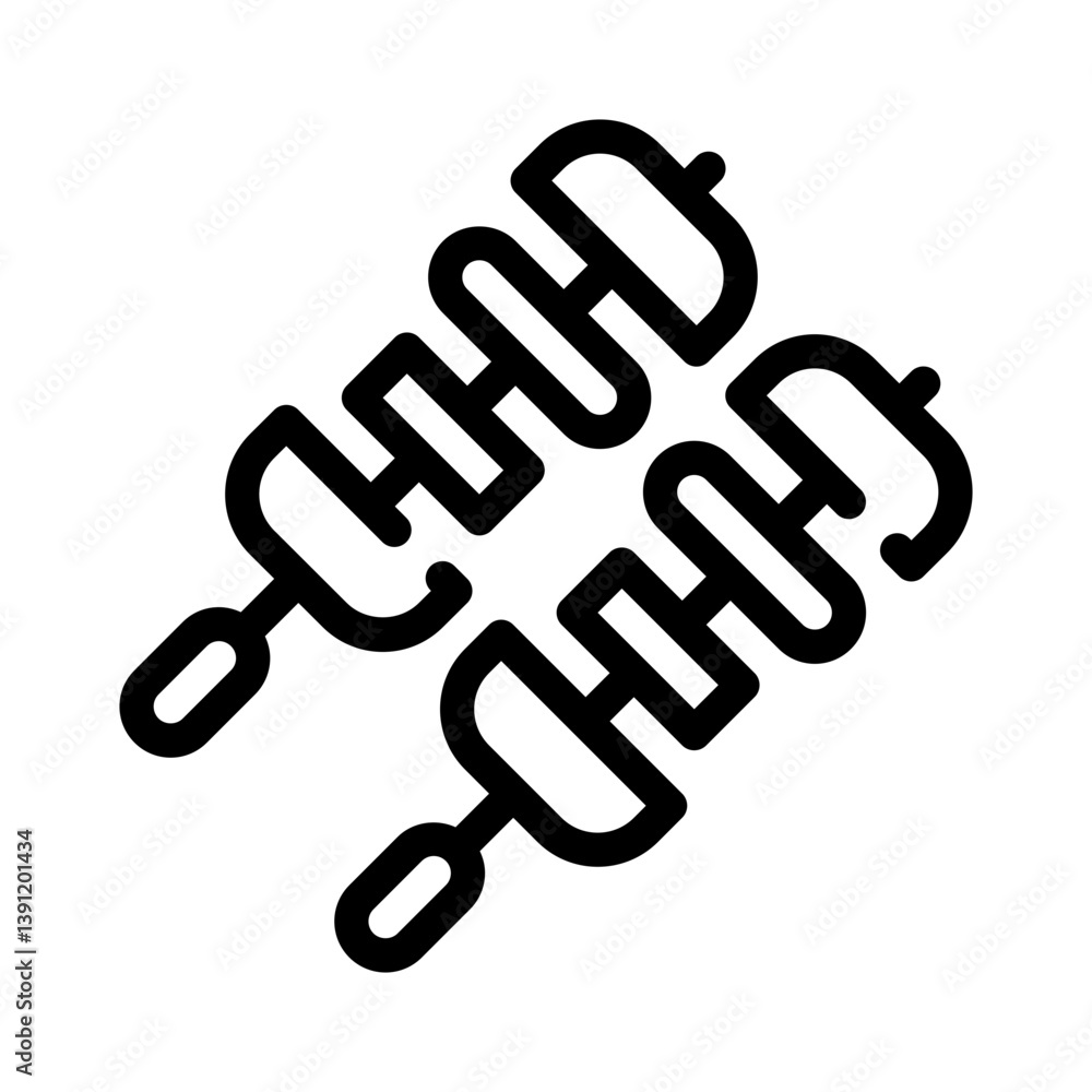 grill line icon grill line icon