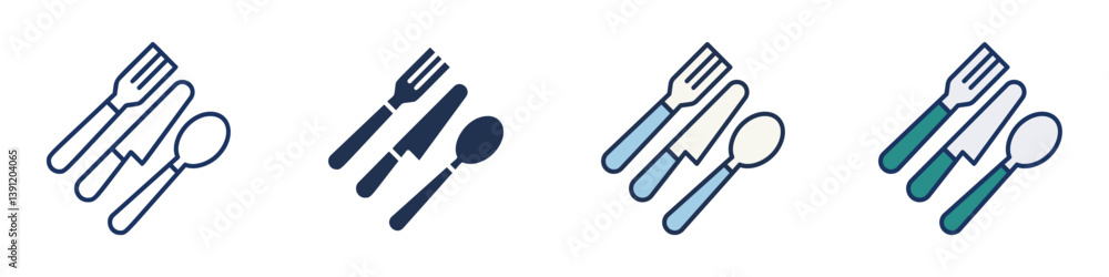 Eat Icons Collection – Multiple Vector Styles Included