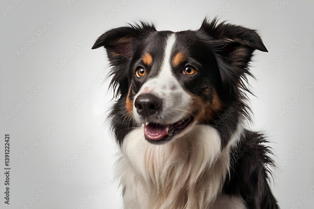 border collie portrait,Border Collie Dog isolated on white. border collie portrait,Border Collie Dog isolated on white.