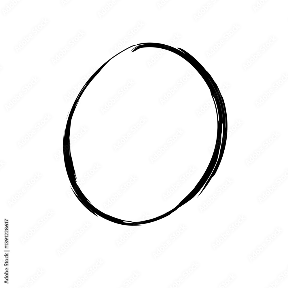The letter O is drawn in a messy, jagged style The letter O is drawn in a messy, jagged style