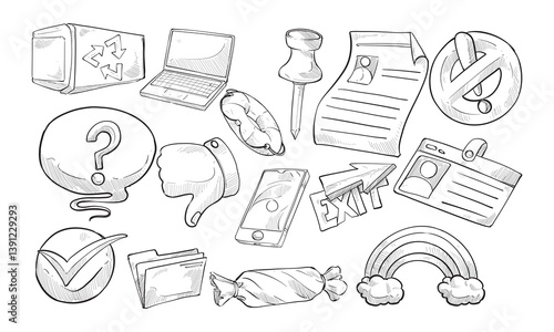 miscellaneous handdrawn collection