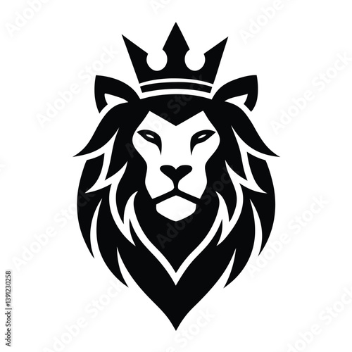 Wallpaper Mural Powerful lion head vector, wild predator art Torontodigital.ca
