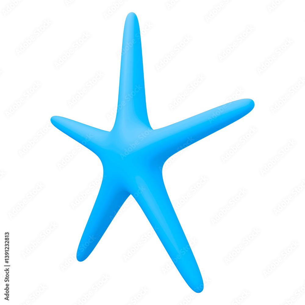 Starfish png sticker, marine life 3D cartoon, transparent background Starfish png sticker, marine life 3D cartoon, transparent background