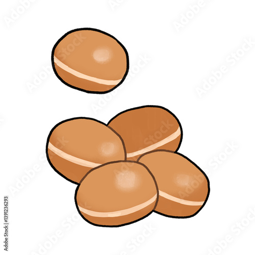 ベビーカステラのイラスト