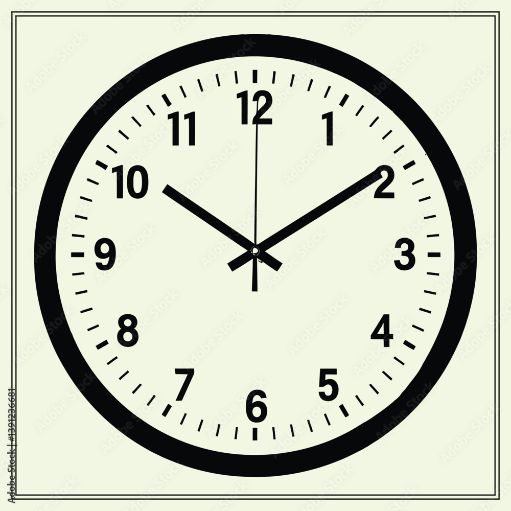 Clock Silhouette, Time Clock Silhouette, Time