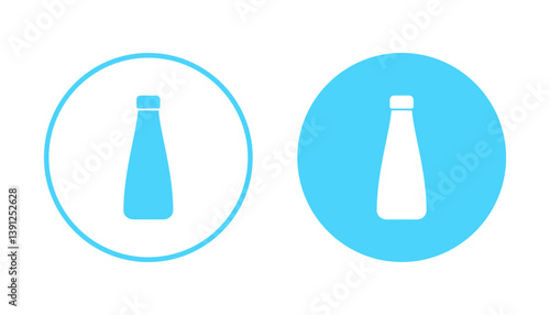 Bottle icon vector. bottle sign and symbol