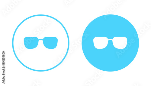 Glasses icon vector. Glasses sign and symbol