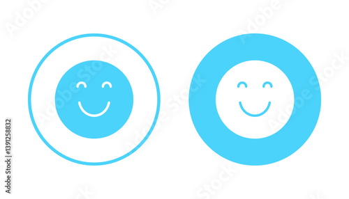 Smile icon vector. smile emoticon icon. feedback sign and symbol