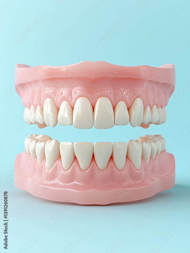 Obraz premium 3D tooth model isolated on the background