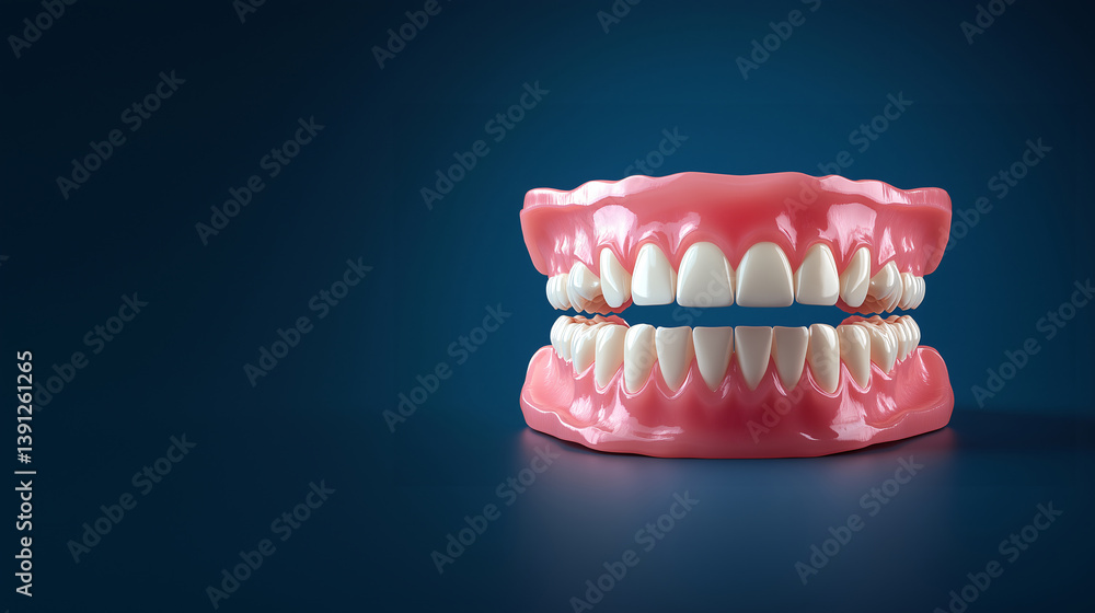 Obraz premium 3D tooth model isolated on the background