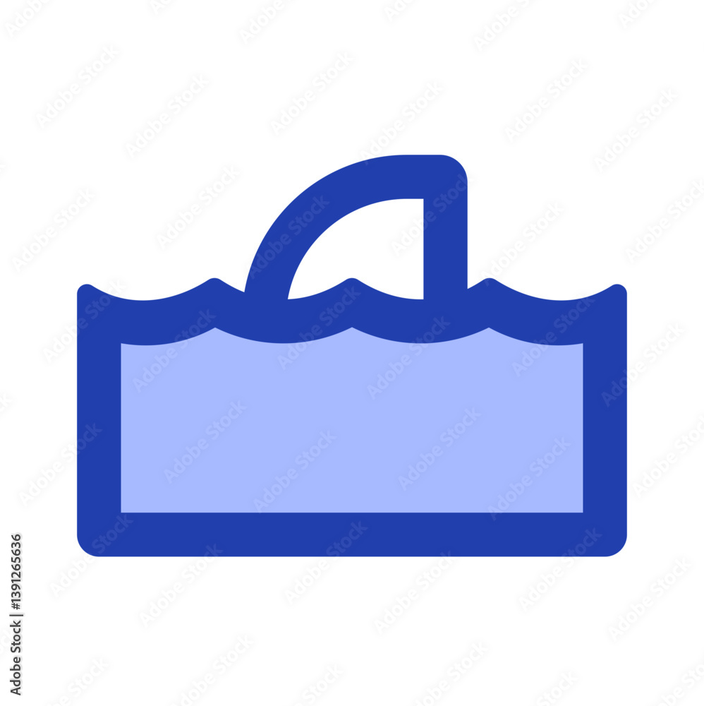 Fototapeta premium shark fin