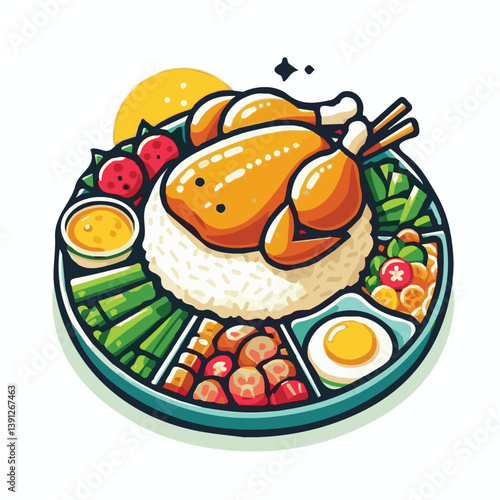 delicious, food, lunch, chicken, dish, asian, dinner, gourmet, rice, white, cuisine, sauce, healthy, cucumber, meal, breakfast, singapore, soup, restaurant, chinese, closeup, background, green, cultur
