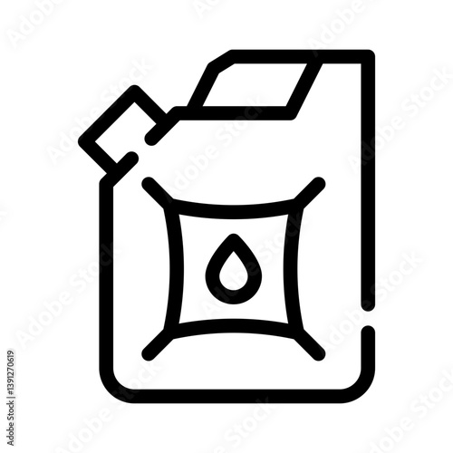 gas can line icon