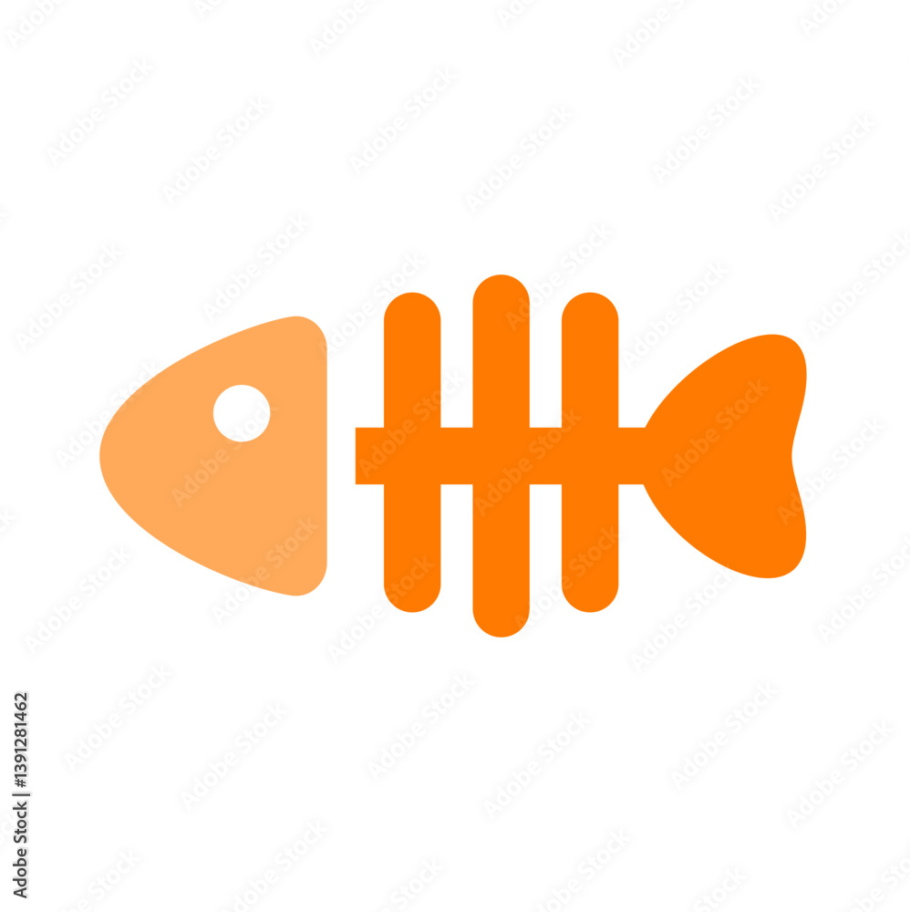 Fototapeta premium fish skeleton