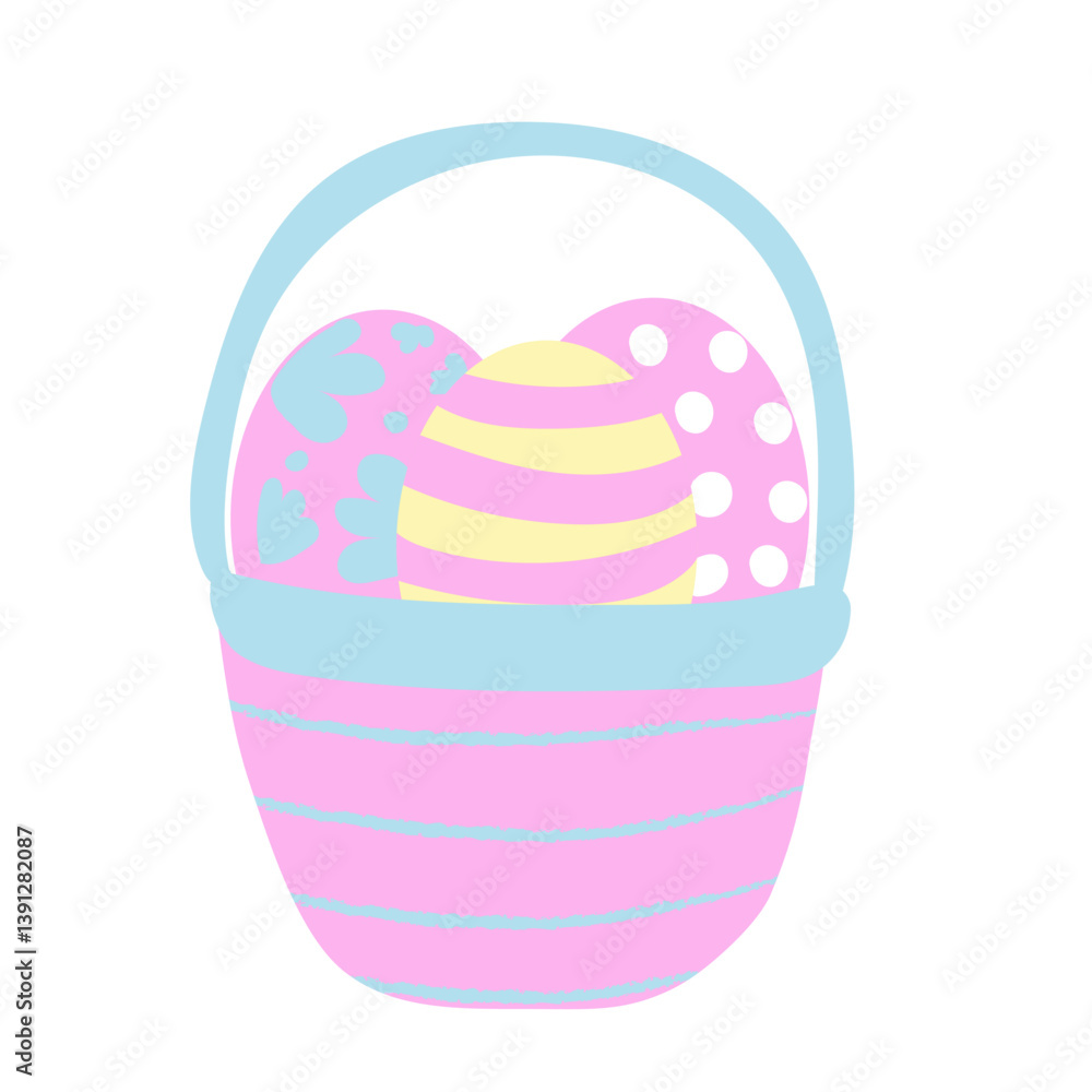 Cesta Ovos de Páscoa