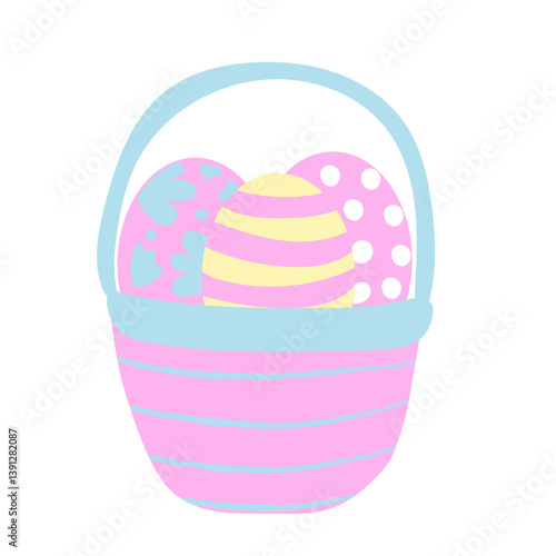 Cesta Ovos de Páscoa