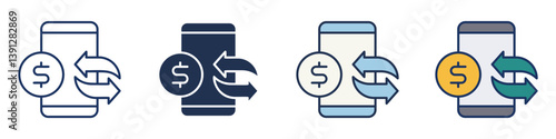 Transfer Icons Collection – Multiple Vector Styles Included