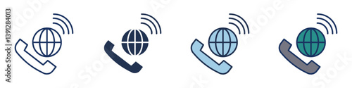Voip Icons Collection – Multiple Vector Styles Included