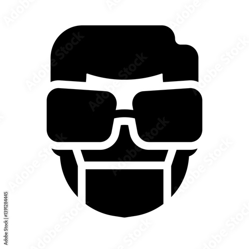 mask glyph icon