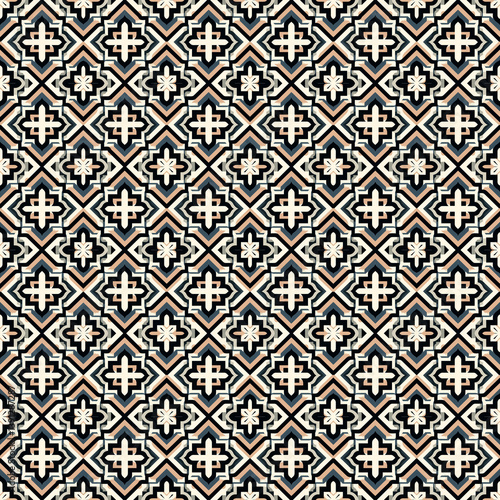 Ogee pattern for textile design 