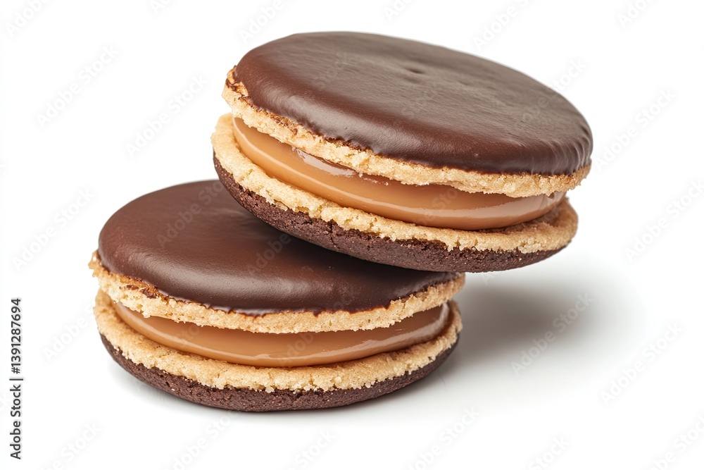 A realistic photo of Alfajores A realistic photo of Alfajores