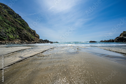 California's Pfeiffer Beach Near Big Sur and the Pacific Coast Highway