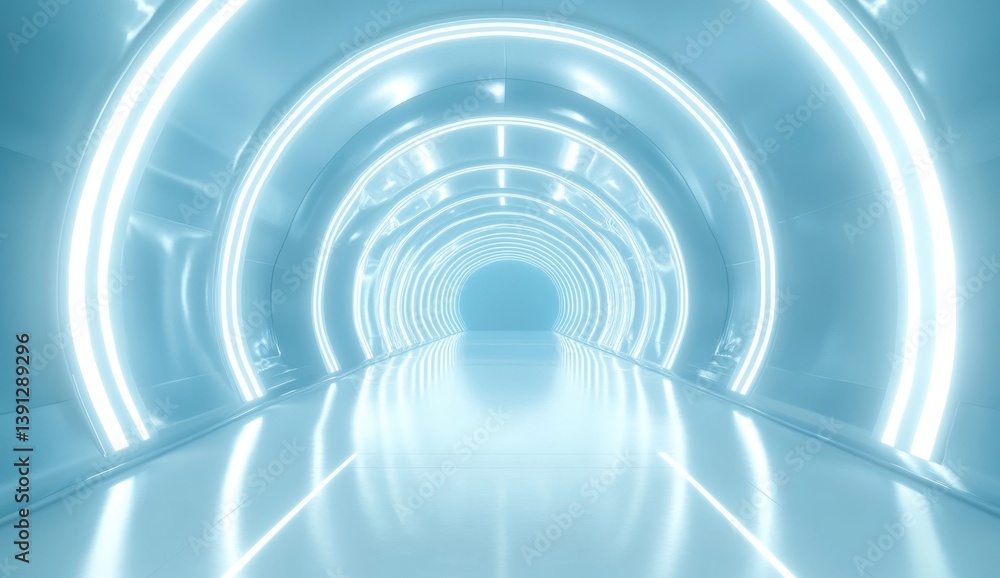 Futuristic light tunnel (2) Futuristic light tunnel (2)
