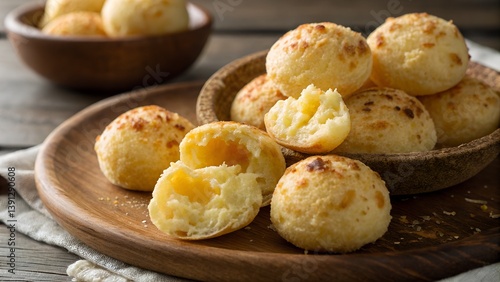 Golden Pão de Queijo – Crispy Brazilian Cheese Bread Perfection.