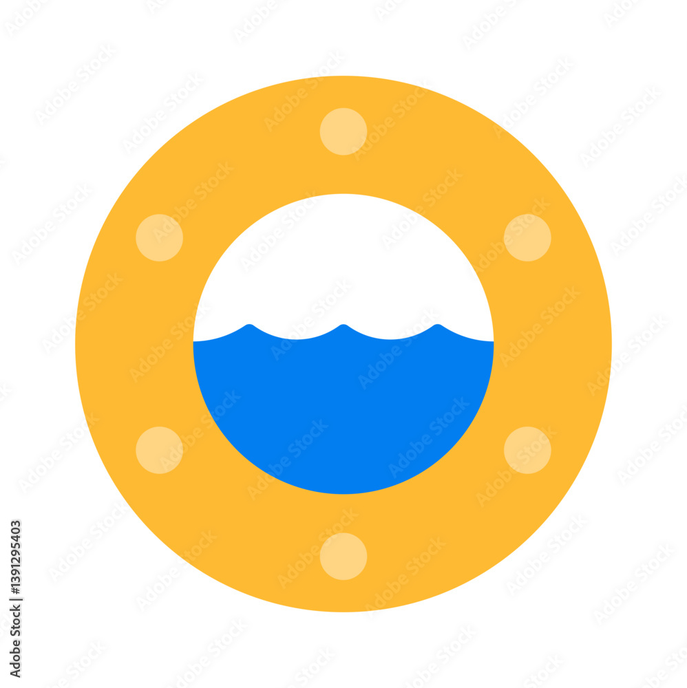 Obraz premium ship window