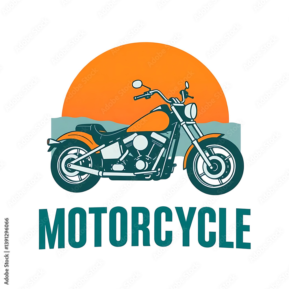 Obraz premium motorcycle vector illustration