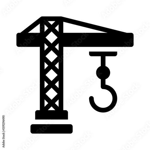 crane glyph icon