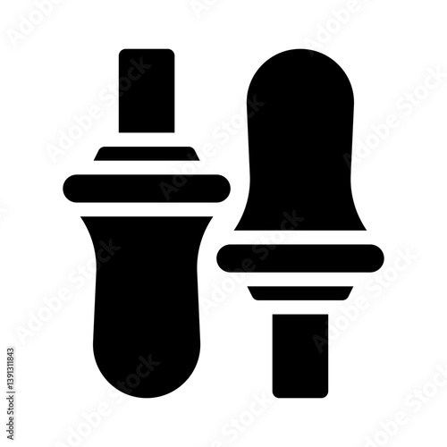 ear protection glyph icon